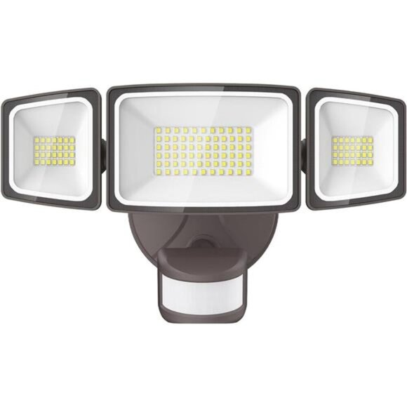 65W LED Security Lights Motion Sensor Light Outdoor,6500LM,6500K,IP65 Waterproof - Picture 1 of 7